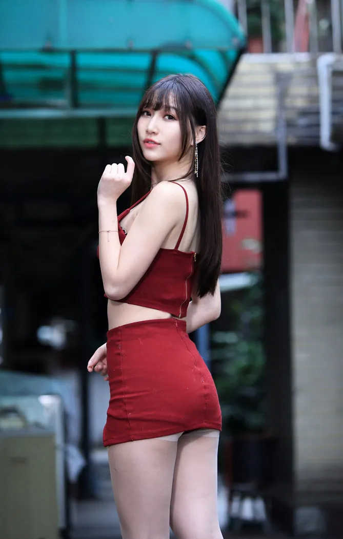 [Mzsock] NO.100 Zhang Yazhu tight skirt stockings high heels beautiful legs street photography#[64P]-58